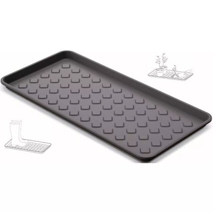 DRAINER SHOE RACK DRY PAD BLACK PROSPERPLAST
