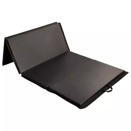 Juodas sulankstomas gimnastikos čiužinys 2400x1200x50mm HMS MGS01