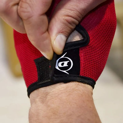 DUNLOP SENIOR RL CYCLING GLOVES - RED