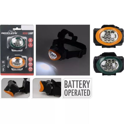 REDCLIFFS TOURIST HEADLAMP 2 PCS