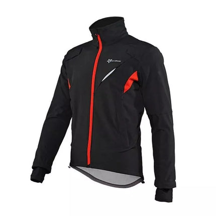 Rockbros YPW021 Vėjo neperpučiama sportinė dviračių striukė, Dydis L - Juoda