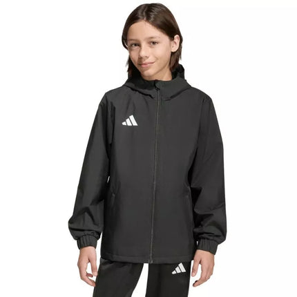 adidas Entrada 26 All Weather Kids Jacket Black JZ9104