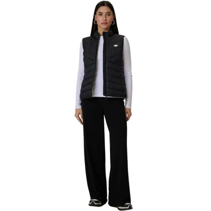 Women's vest 4F F347 deep black 4FWSS26TVJAF347 20S