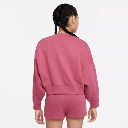 Nike Sportswear Trend Flc Crew Jr DV2563 633 džemperis