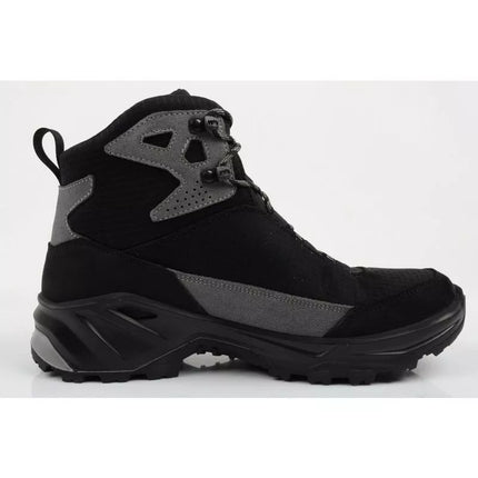 Vyriški trekingo sportiniai batai Adapta Gore-tex odiniai pilki juodi Aku
