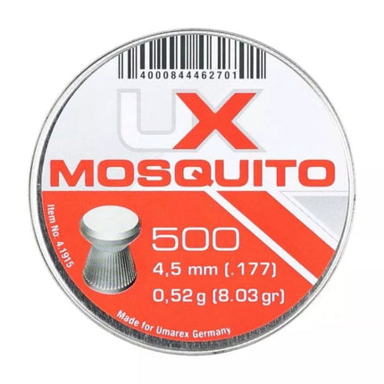 UMAREX Mosquito 4,5 mm plokšti granulės, 500 vnt.