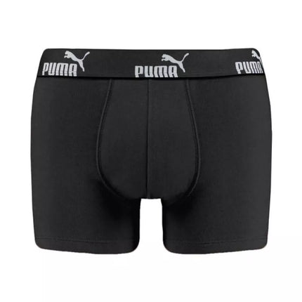 Vyriški apatiniai šortai "Puma", 3 vnt. pakuotė, juodi, pilki, patogūs, medvilniniai