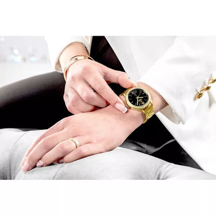 Giewont Sapphire Gold Black Women's Watch GW1140-B4
