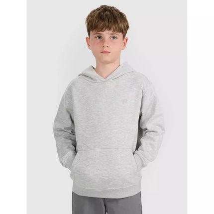 Boy's sweatshirt with hood, open, 4F 4FJWMM00TSWSM1860-25M