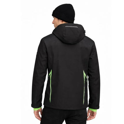 Softshell Men's Geographical Norway Trelino Black-Green Db Men 0124 black / green (WZ8556H/GN-Black / Green)
