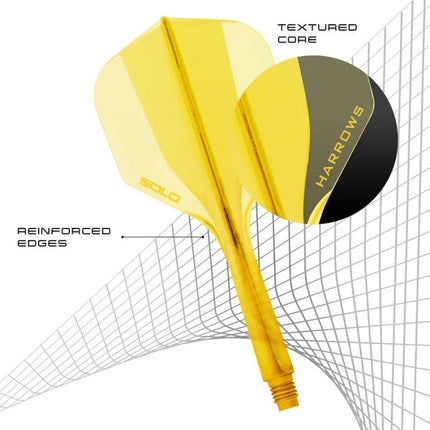 Shaft + Harrows Solo feather - yellow