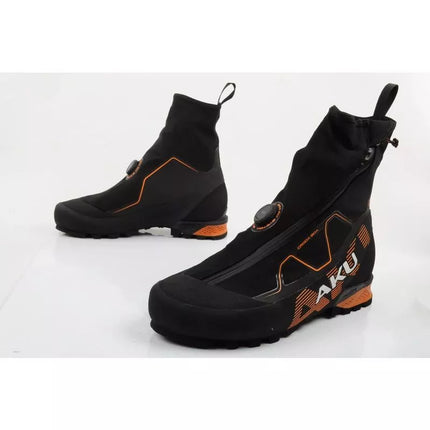 Croda BOA GTX vyriški sportiniai trekingo batai, patvarūs, juodi su oranžiniais akcentais