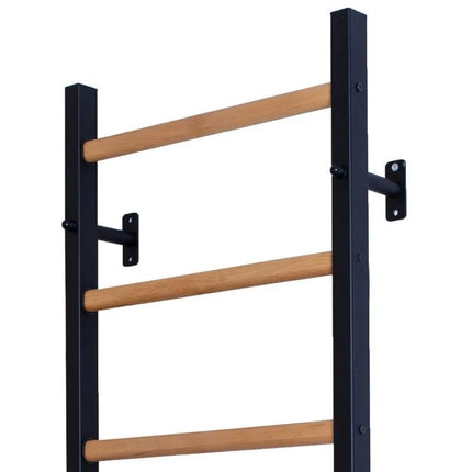 GYMNASTIC WOODEN AND METAL WALL BAR WITH 4 HANDLES BENCHK 200B