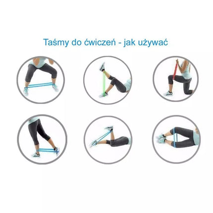 RESISTANCE BAND POWER BAND 25-60KG GREEN ENERO FIT