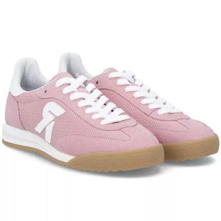 Women's comfortable pink sneakers shoes Rieker W4000-31