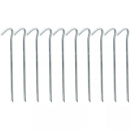Palapinės kuoliukai 17 cm, 10 vnt. rinkinys, metaliniai, REDCLIFFS
