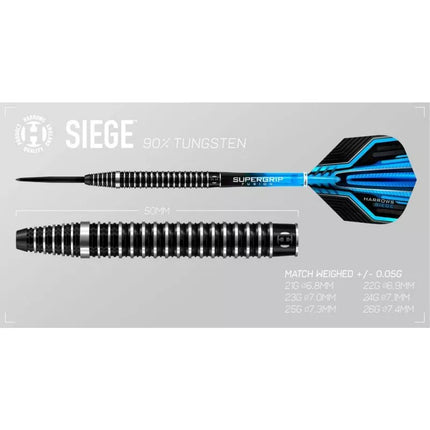 Harrows Siege smiginis 90% Steeltip HS-TNK-000016027
