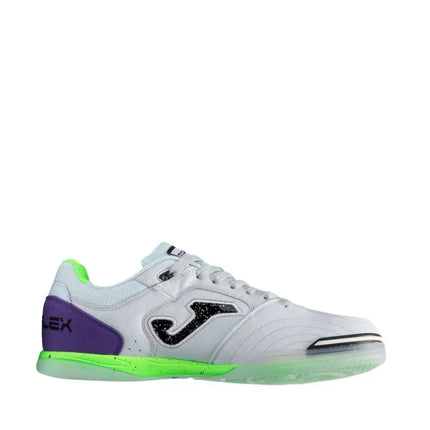 Joma Top Flex 2505 Indoor football boots white and purple TOPW2505IN
