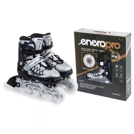 Riedučiai 4 IN 1 ENERO PRO LED 38-41 PILKAS