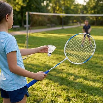 Eddy Toys mėlynas badmintono rinkinys