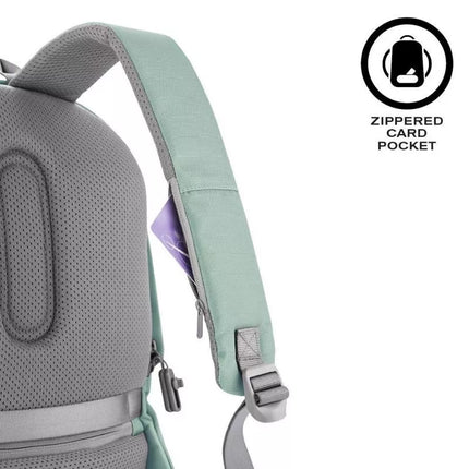 XD DESIGN ANTI-THEFT BACKPACK BOBBY SOFT GREEN P/N: P705.797