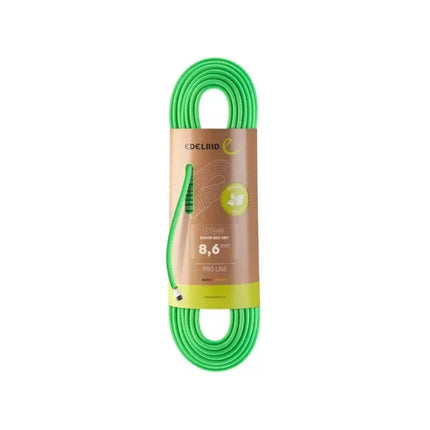 Siskin Eco sausa virvė 8.6 mm 70 metrų neoninė žalia