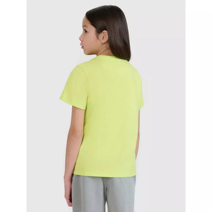 Girls' regular printed T-shirt 4F 4FJWSS25TTSHF1871-45S