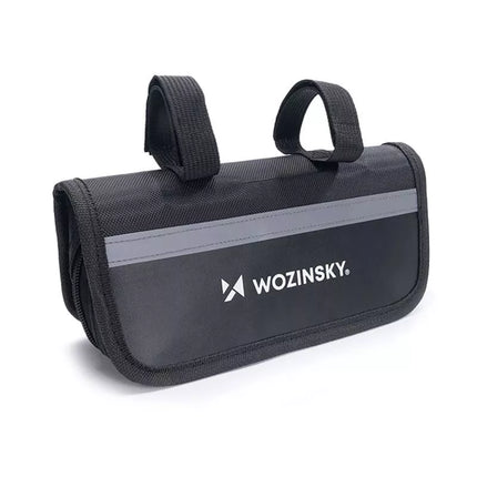 Wozinsky WMZ-01N įrankių rinkinys, 16-in-1 universalus dviračio įrankis, pompa, raktai, atsarginių kamerų komplektas - juodos spalvos