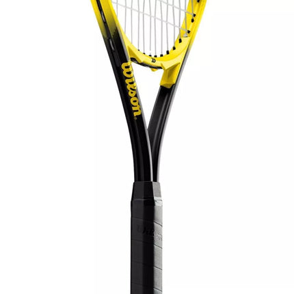 Wilson Energy XL TNS RKT 3 4 3/8 tennis racket black and yellow WR199310U3