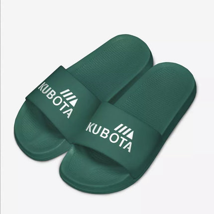 Kubota paprastos žalios baseino šlepetės