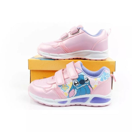 Leomil Stitch children's sports shoes, lightweight sneakers with Velcro LED