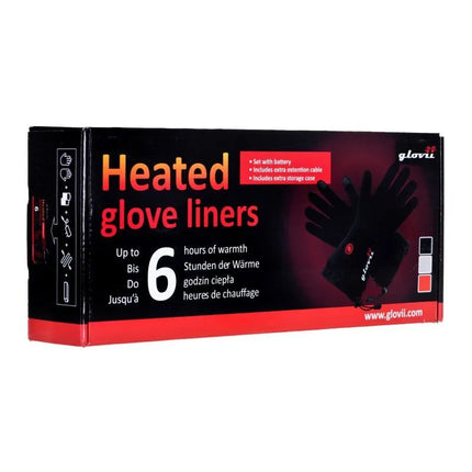 Glovii GLBM heated gloves (universal; M, S; black)