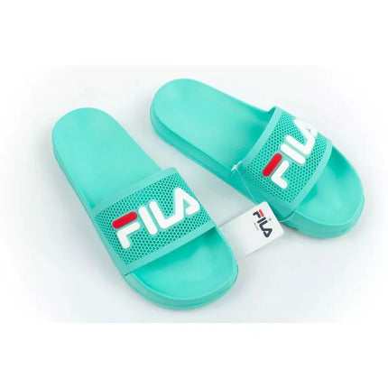 Fila women's sports flip-flops Morro comfortable green slippers for the pool