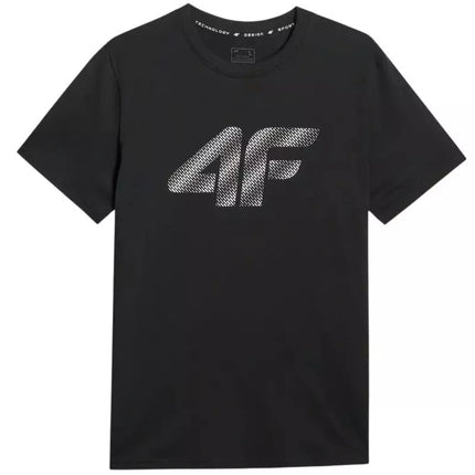 Men's T-shirt 4F M3342 deep black 4FWMM00TTSHM3342 020S