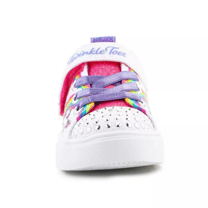 Skechers S-Lights Girls Twinkle Sparks Jumpin Clouds Jr 314809N-WMLT batai