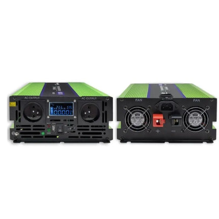 QOLTEC MONOLITH ĮTAMPOS KEITIKLIS | AKUMULIATORIAUS ĮKROVIKLIS | UPS | 2000W | 4000W | 12V Į 230V | GRYNAS SINUSAS | LCD