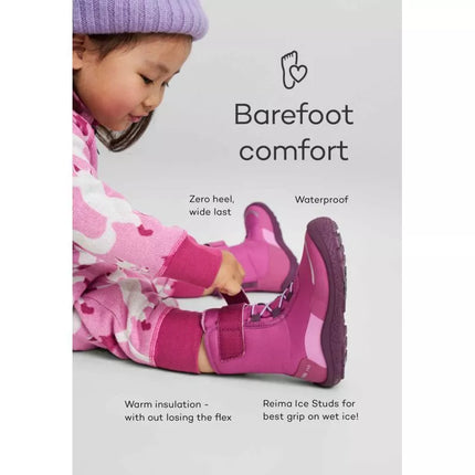 Reima ReimaTec barefoot winter boots for children Talvella Kids (5400150A-9990)