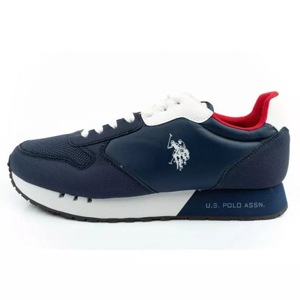US Polo Assn sports shoes sneakers men's fashionable comfortable navy blue