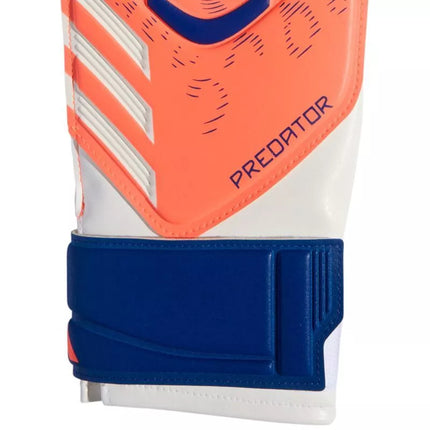 adidas Predator Glove Training Kids Goalkeeper Gloves White and Orange JN5361