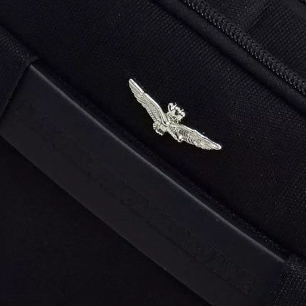 Juodas vyriškas pečių krepšys Aeronautica Militare AM-327