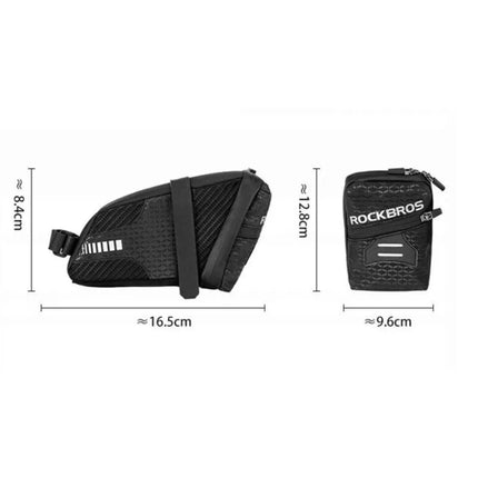 Rockbros C29-BK waterproof bicycle bag under the saddle - black