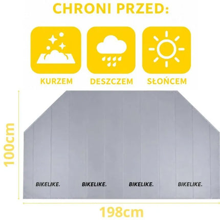 COVER FOR MOTORCYCLE, BIKE, SCOOTER 195x100CM DUNLOP