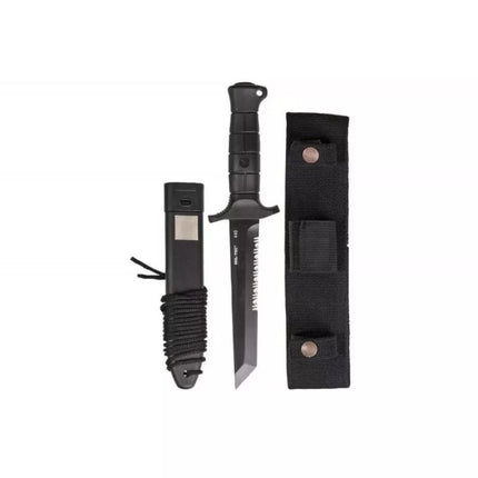 Mil-Tec German Combat Knife Black 2000 440 steel