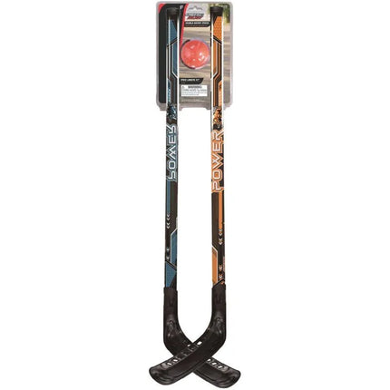 POWER STREET FLOORBALL SET 2 STICKS AND BALL