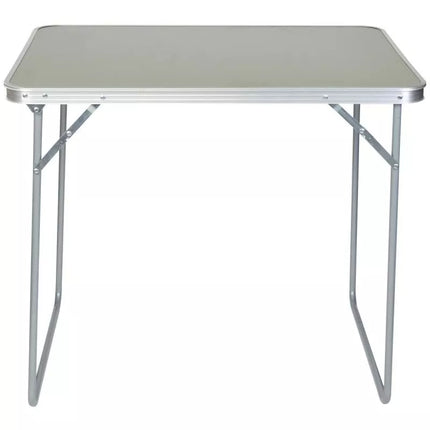 SULANKSTOMAS LAUKO STALAS 80X60X70CM ŽALIAS