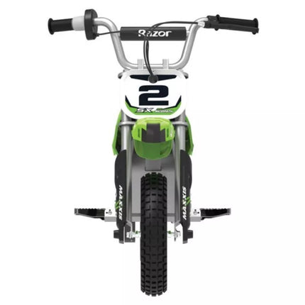 RAZOR SX350 Elektrinis bekelės motociklas - žalias