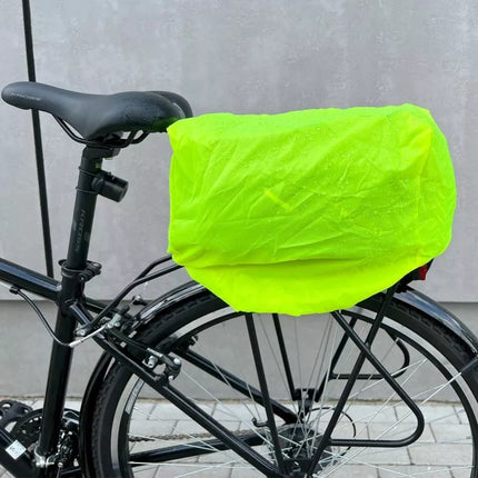 Wozinsky Bike Pannier Rack Bag with Shoulder Strap 9L (Rain Cover Included) Black (WBB22BK)