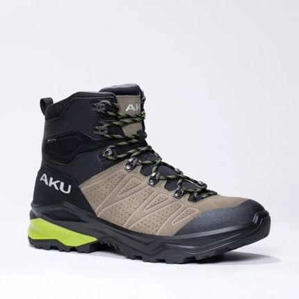 Vyriški trekingo sportbačiai Adapta Gore-Tex, odiniai, juodi žali, Aku