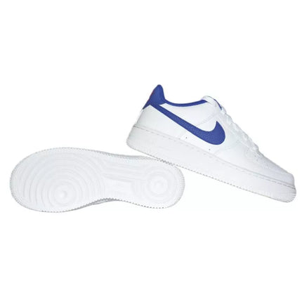 Nike Air Force 1 moteriški batai, balti / tamsiai karališkos mėlynos - CT3839-101