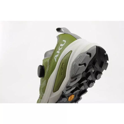 Aku men's trial trekking shoes Furiosa BOA Gore-tex Vibram fashionable green